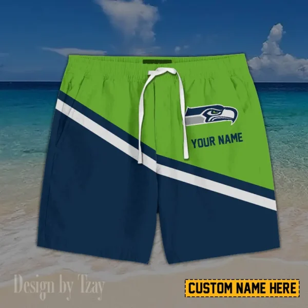Seattle Seahawks Casual Men's Drawstring Shorts Trending 2025 BGSHORT440