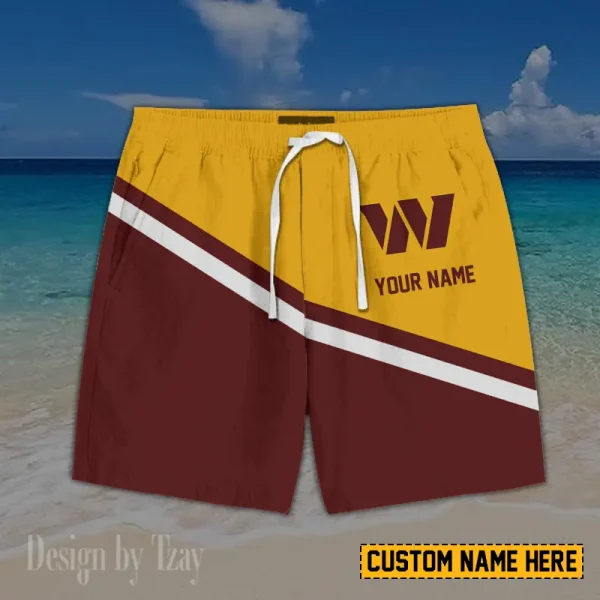 Washington Commanders Casual Men's Drawstring Shorts Trending 2025 BGSHORT443