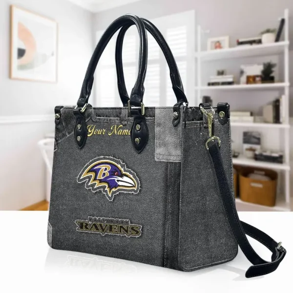 Baltimore Ravens Leather Bag Handbag For Women VITTHB403