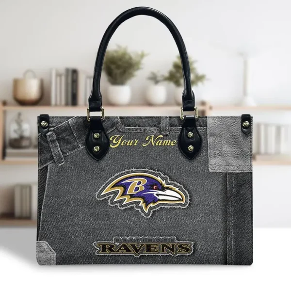 Baltimore Ravens Leather Bag Handbag For Women VITTHB403 - Image 2