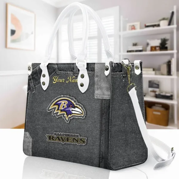 Baltimore Ravens Leather Bag Handbag For Women VITTHB403 - Image 3