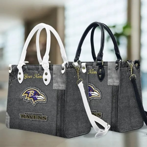 Baltimore Ravens Leather Bag Handbag For Women VITTHB403 - Image 5