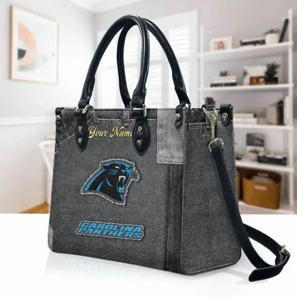 Carolina Panthers Leather Bag Handbag For Women VITTHB405 - Image 2