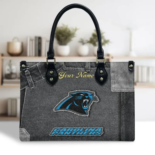 Carolina Panthers Leather Bag Handbag For Women VITTHB405 - Image 3