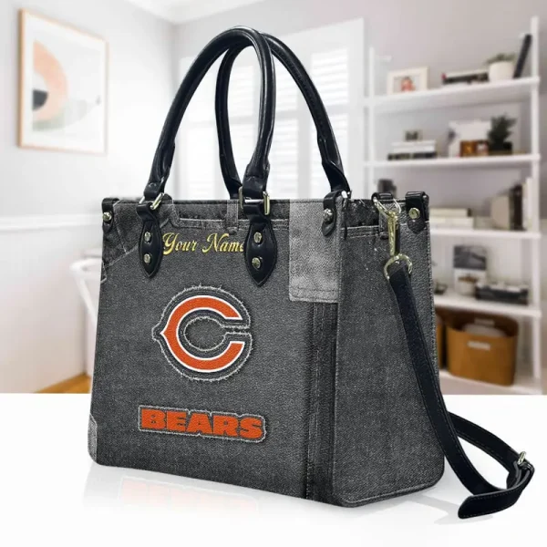 Chicago Bears Leather Bag Handbag For Women VITTHB406