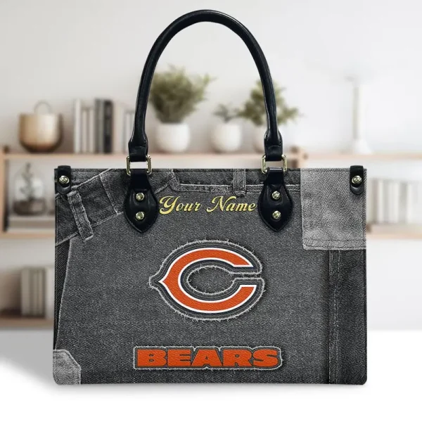 Chicago Bears Leather Bag Handbag For Women VITTHB406 - Image 3