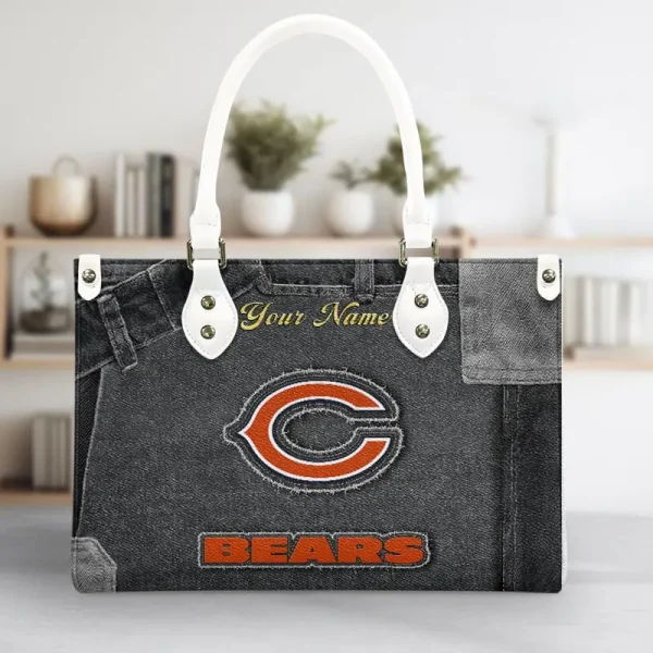 Chicago Bears Leather Bag Handbag For Women VITTHB406 - Image 4