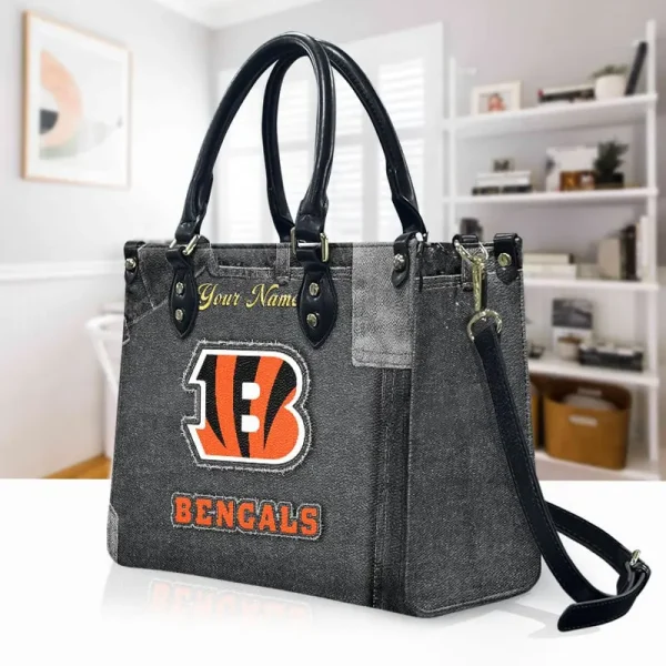 Cincinnati Bengals Leather Bag Handbag For Women VITTHB407