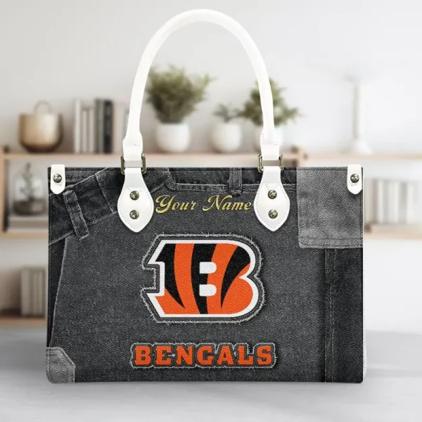 Cincinnati Bengals Leather Bag Handbag For Women VITTHB407 - Image 4