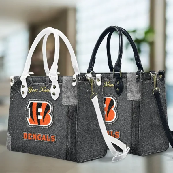 Cincinnati Bengals Leather Bag Handbag For Women VITTHB407 - Image 5