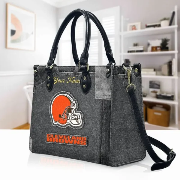 Cleveland Browns Leather Bag Handbag For Women VITTHB408
