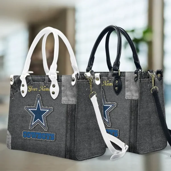 Dallas Cowboys Leather Bag Handbag For Women VITTHB409 - Image 5