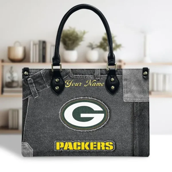 Green Bay Packers Leather Bag Handbag For Women VITTHB412 - Image 2