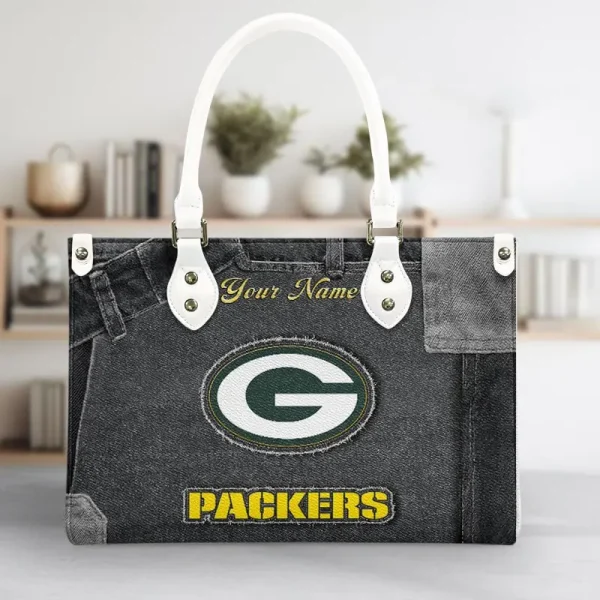 Green Bay Packers Leather Bag Handbag For Women VITTHB412 - Image 4