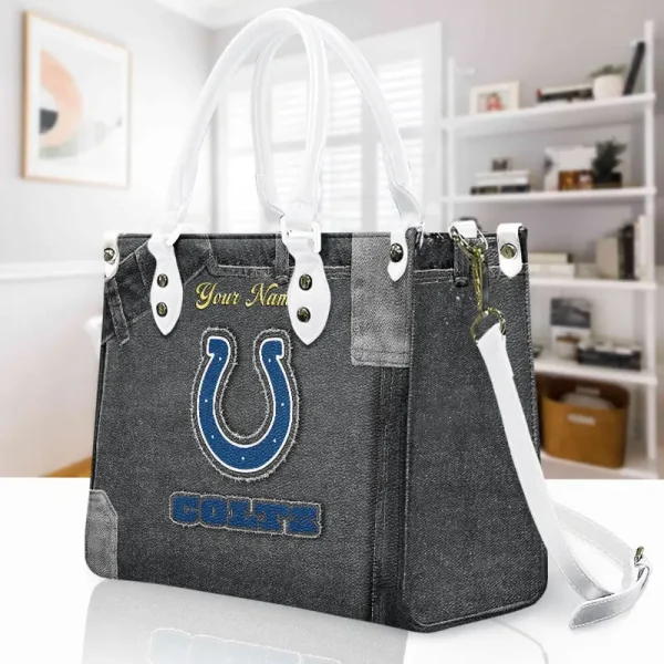 Indianapolis Colts Leather Bag Handbag For Women VITTHB414 - Image 3