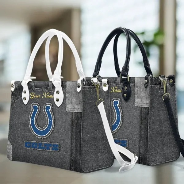Indianapolis Colts Leather Bag Handbag For Women VITTHB414 - Image 5