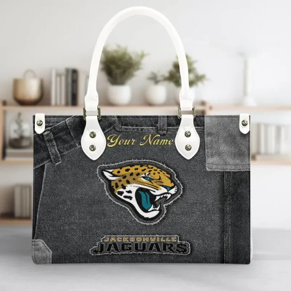 Jacksonville Jaguars Leather Bag Handbag For Women VITTHB415 - Image 4