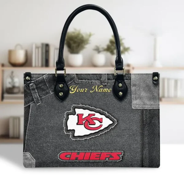 Kansas City Chiefs Leather Bag Handbag For Women VITTHB416 - Image 2