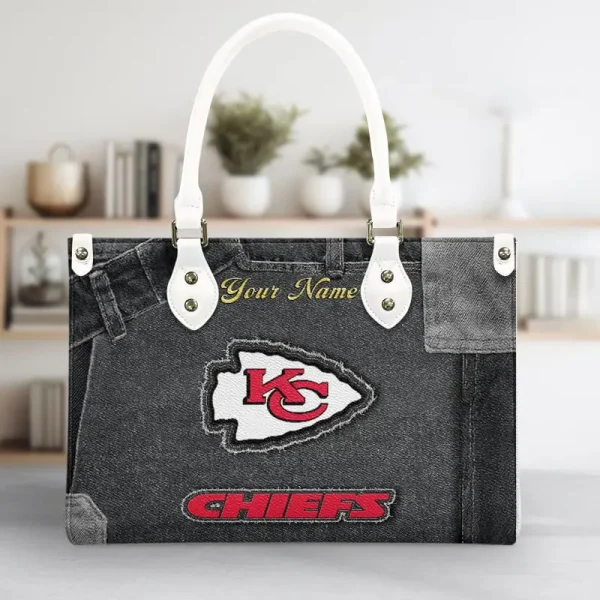 Kansas City Chiefs Leather Bag Handbag For Women VITTHB416 - Image 4