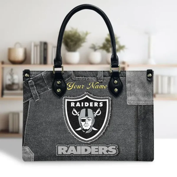 Las Vegas Raiders Leather Bag Handbag For Women VITTHB417 - Image 2