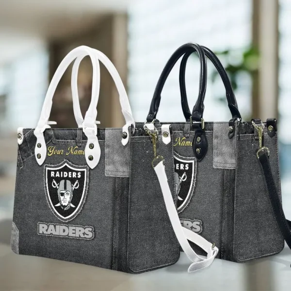 Las Vegas Raiders Leather Bag Handbag For Women VITTHB417 - Image 5