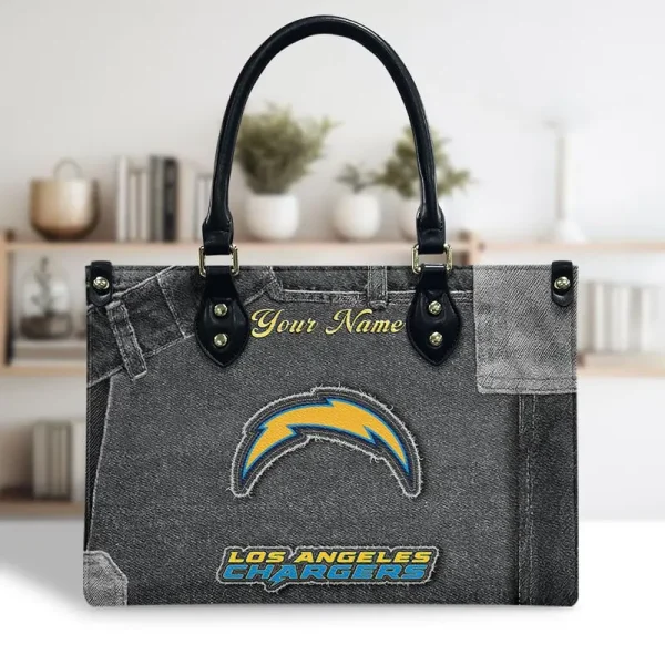 Los Angeles Chargers Leather Bag Handbag For Women VITTHB418 - Image 2