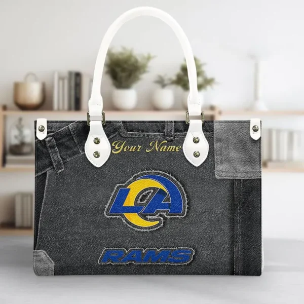 Los Angeles Rams Leather Bag Handbag For Women VITTHB419 - Image 4
