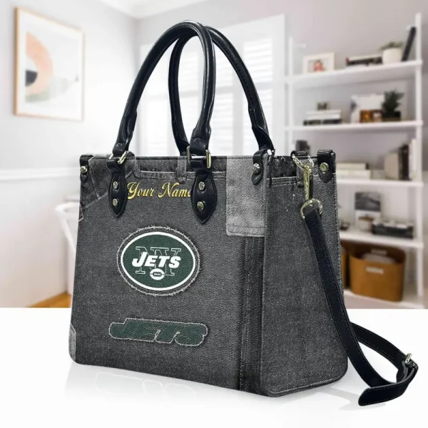 New York Jets Leather Bag Handbag For Women VITTHB425