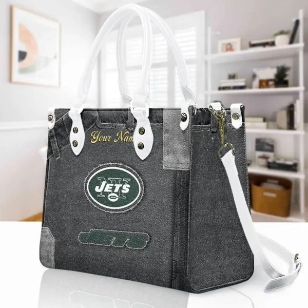 New York Jets Leather Bag Handbag For Women VITTHB425 - Image 3