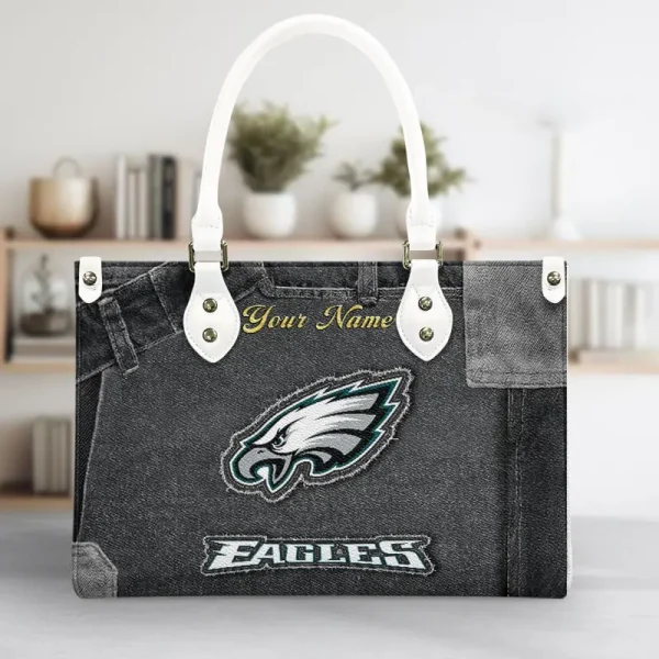 Philadelphia Eagles Leather Bag Handbag For Women VITTHB426 - Image 4