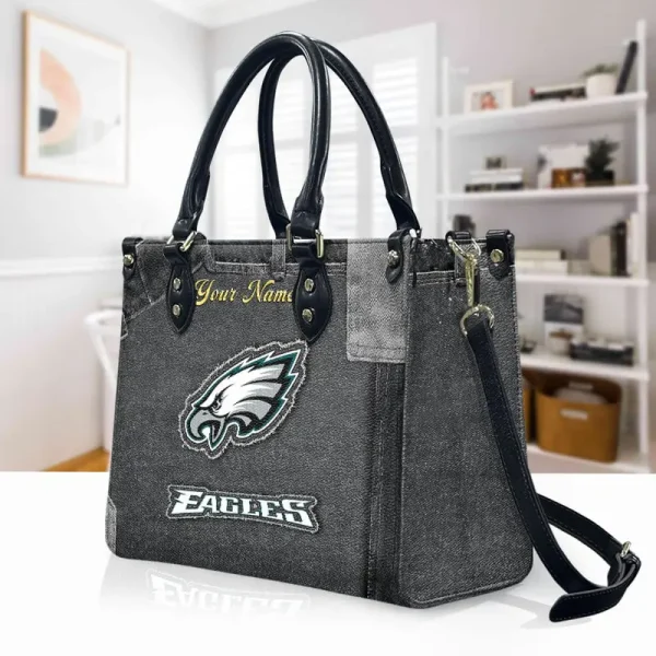 Philadelphia Eagles Leather Bag Handbag For Women VITTHB426 - Image 5
