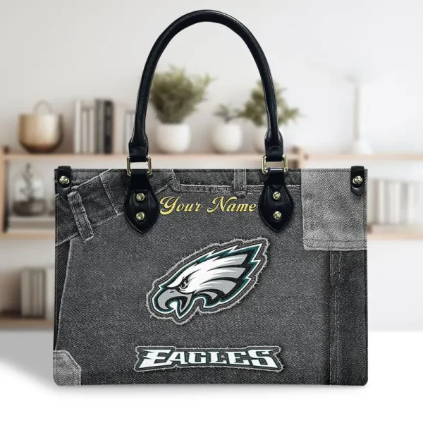 Philadelphia Eagles Leather Bag Handbag For Women VITTHB426 - Image 6