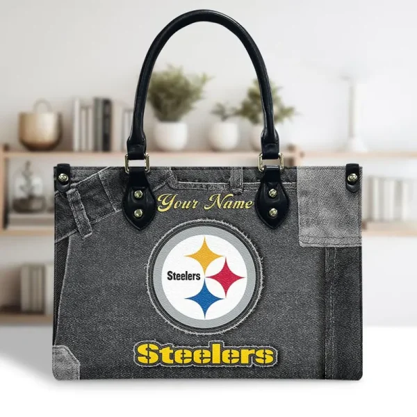 Pittsburgh Steelers Leather Bag Handbag For Women VITTHB427 - Image 2