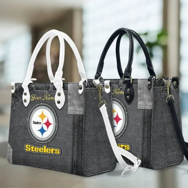 Pittsburgh Steelers Leather Bag Handbag For Women VITTHB427 - Image 5