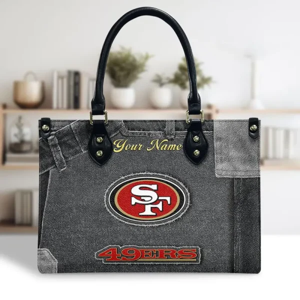 San Francisco 49ers Leather Bag Handbag For Women VITTHB428 - Image 2