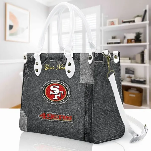 San Francisco 49ers Leather Bag Handbag For Women VITTHB428 - Image 3
