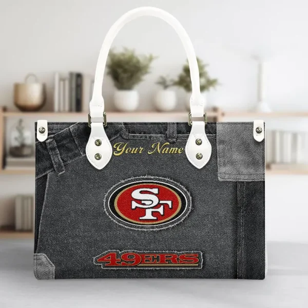 San Francisco 49ers Leather Bag Handbag For Women VITTHB428 - Image 4