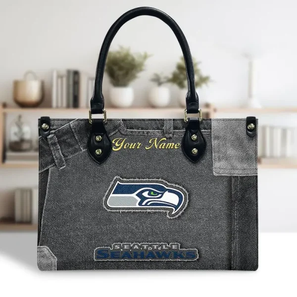 Seattle Seahawks Leather Bag Handbag For Women VITTHB429 - Image 2