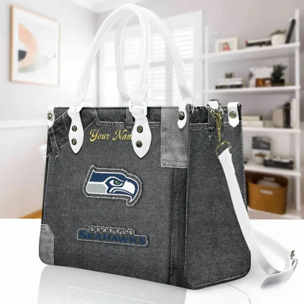 Seattle Seahawks Leather Bag Handbag For Women VITTHB429 - Image 3