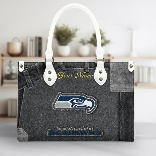 Seattle Seahawks Leather Bag Handbag For Women VITTHB429 - Image 4