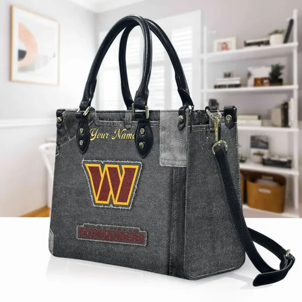 Washington Commanders Leather Bag Handbag For Women VITTHB432