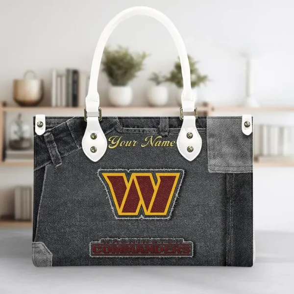 Washington Commanders Leather Bag Handbag For Women VITTHB432 - Image 4
