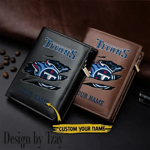 Tennessee Titans Leather Vertical Men Wallet Gifts For Fans SPTLVW985
