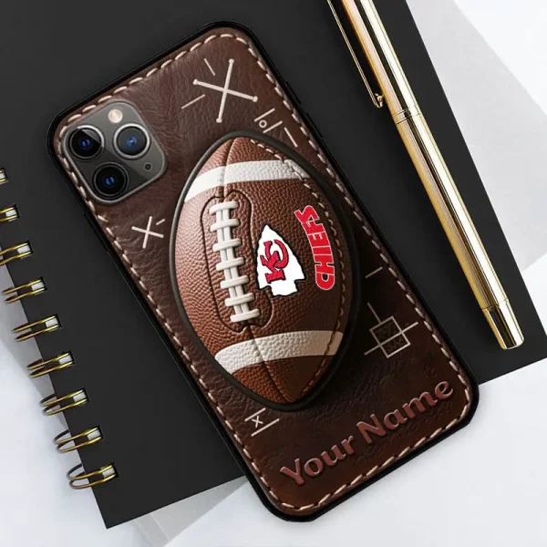Kansas City Chiefs Football US Team Brown Special Phone Case Personalized Gift For Fans BGPC946 - Image 3