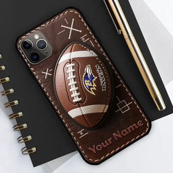 Baltimore Ravens Football US Team Brown Special Phone Case Personalized Gift For Fans BGPC950 - Image 2