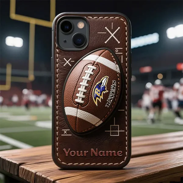 Baltimore Ravens Football US Team Brown Special Phone Case Personalized Gift For Fans BGPC950 - Image 3