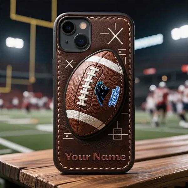 Carolina Panthers Football US Team Brown Special Phone Case Personalized Gift For Fans BGPC951 - Image 2