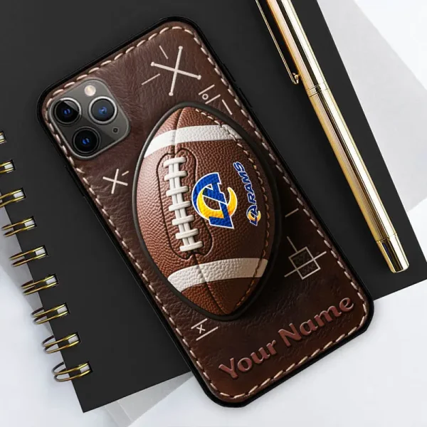 Los Angeles Rams Football US Team Brown Special Phone Case Personalized Gift For Fans BGPC956 - Image 2