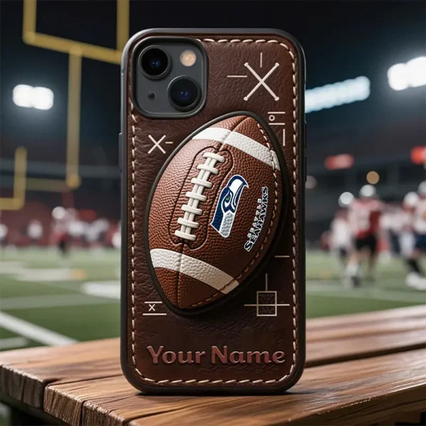 Seattle Seahawks Football US Team Brown Special Phone Case Personalized Gift For Fans BGPC959 - Image 3