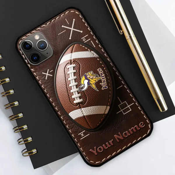 Minnesota Vikings Football US Team Brown Special Phone Case Personalized Gift For Fans BGPC969 - Image 2